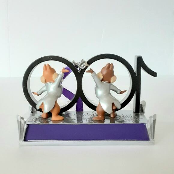 Disney Parks 100 Years of Wonder Chip and Dale Christmas Ornament Walt Disney - Picture 4 of 7